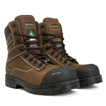 Royer Men's Agility Arctic Grip Brown 8